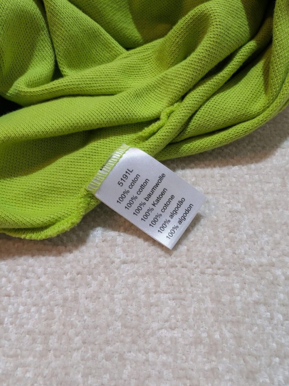 Lacoste Men’s Green Long Sleeve Cotton Pique Polo Shirt Size 4 Medium - Picture 5 of 9